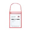 C-Line Products 1-Pocket Shop Ticket Holder w/Strap&Stitching, 75-Sheet, 9 x 12, PK15 41924